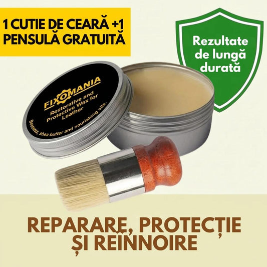 Ceară pentru Piele — Ceară Reparatoare, Protectoare și Regeneratoare, Durabilă și Eficientă